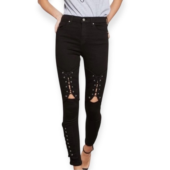 TOPSHOP MOTO JAMIE HIGH WAIST JEANS - Picture 1 of 7
